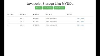 Javascript Storage Like MYSQL - Code With Mark