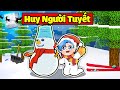 NẾU HUY NOOB LÀ NGƯỜI TUYẾT SIÊU CUTE TRONG MINECRAFT*HUY NOOB ĐI CHƠI GIÁNG SINH LÀNG SINH TỐ⛄🎄