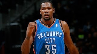 Kevin Durant Guides the Thunder Over the Hawks