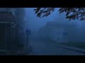 goodbye fatigue to fall asleep faster ⚡ torrential rainstorm u0026 distant thunder at night asmr