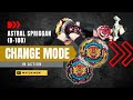 How To Change Mode Of Astral Spriggan From Low to High & Left to Right? (Takara Tomy Beyblade B-188)