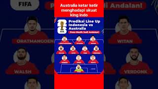 Australia ketar ketir liat susunan pemain Indonesia #timnasindonesia #senikamera #timnasday #shorts