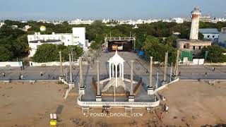 Pondy Rock Beach Aerial View