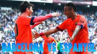 FC Barcelona vs Espanyol ● All Goals 25/04/2015 ● English Commentary [HD]