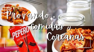 Provando Comidas Coreanas