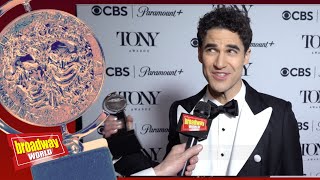 Darren Criss Reacts to Tony Win for Best Leading Actor in a Musical