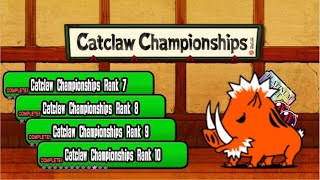 ranks 7~10, the catclaw championship!! part 2 - the battle cats