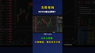 NVDA能止跌吗？ #nvda股票 #crypto #nvda