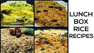 ಗಂಡನ ಲಂಚ್ ಬಾಕ್ಸ್ ಪ್ಲಾನಿಂಗ್ / 5 ರೈಸ್ ರೆಸಿಪಿಗಳು/Husband's Lunch Box Receipes/5 Rice Receipes