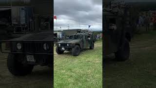 US army Iraq war reenactors in armoured humvee | Yorkshire wartime experience 2023 | #ww2 #humvee