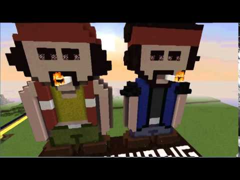 Cheech And Chong Minecraft Statues - YouTube