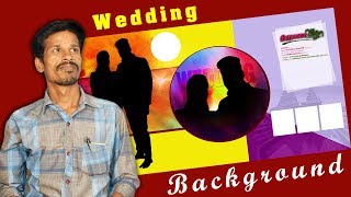 How to create a Wedding background in Photoshop cc | Valavan Tutorials