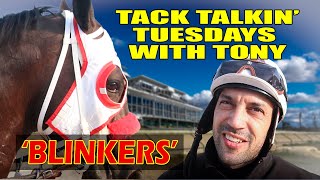 Tack Talkin' Tuesdays With Tony - Quarter Horse Jockey Antonio Alberto talks about BLINKERS