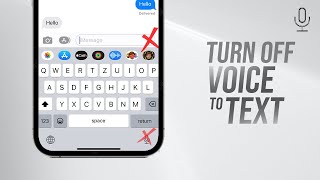 How to Turn Off Voice to Text on iPhone (tutorial)
