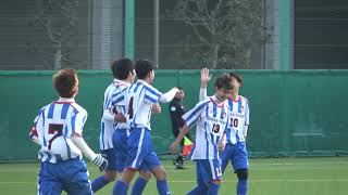 20190120　会長杯決勝　vsｻﾝﾄｽFC　Goal1