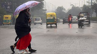 Delhi weather: National capital receives light rainfall; temp declines amid drizzle