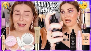 full face of makeup i HATE 😣 bad makeup & regrets