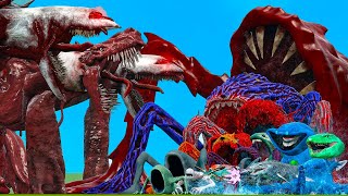 all deep sea monsters vs infected sky planes  in Garrys Mod?