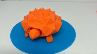 3D printed squishy turtle