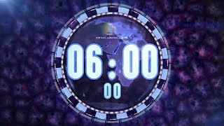 6 Minutes Countdown with audio and voice cues