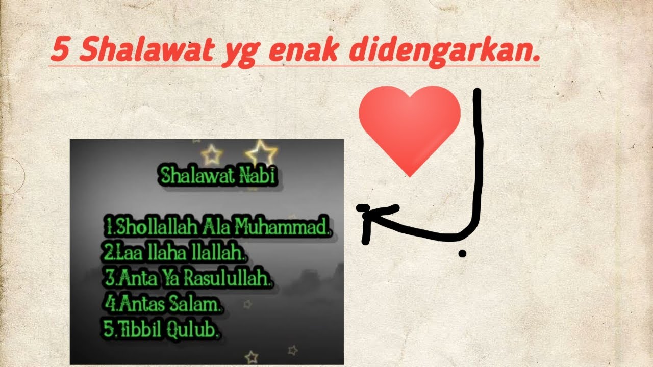 Shalawat Nabi Penenang Hati - YouTube