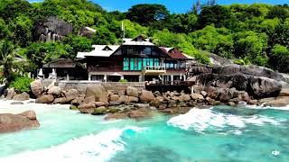 Seychelles Anse Intendance, Anse Takamaka, Anse Gaulettes by drone