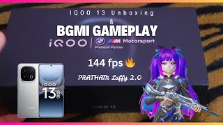 IQOO 13 Unboxing and Gameplay Video 💫🔥