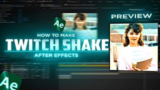 How to: Make Smooth Twitch Shake for edits| After effects |