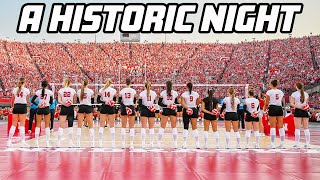 🚨 Nebraska volleyball sets NEW WORLD RECORD 🚨 Playing in front of 92,003 people! | SportsCenter