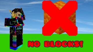 Can You REALLY Win Bedwars Without Blocks