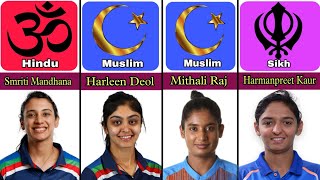 Religion of india Women's cricket team. India women's national cricket Players religion.