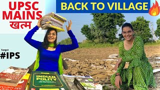 Life of a Village *UPSC Aspirant |  Going Home after UPSC exams for Diwali, UPSC preparation VLOG-04