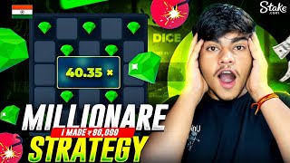 Best Millionare MinesStrategy For Profit - Stake | Stake Low Balance Strategy | Stake strategy |