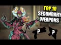 Warframe Top 10 Secondary Weapons! Beam Weapons Incarnons Are Insane!