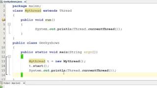 316. currentThread ( ) Method in Java Programming (Hindi)