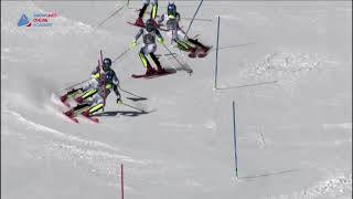 Mikaela Shiffrin SL stro-motion video* FIS Skiing World Championship Cortina 2021