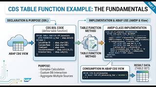 CDS Table Function Demo in Eclipse | Step-by-Step Implementation