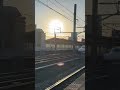 掛川駅を爆速で通過するn700s 夕日に向かって西へ shorts