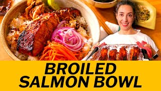 Gochujang Broiled Salmon Bowl | Carla's Cooking Show