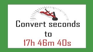Java code to Convert Seconds to Hours, Minutes and Seconds