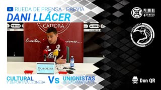 Rueda de prensa Dani Llácer | Previa Cultural y Deportiva Leonesa - Unionistas de Salamanca CF J21