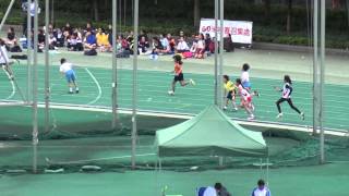 保良局陳守仁小學2014-12-4九龍西區小學田徑運動大會(女子乙組4x100m接力初賽)