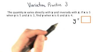 Variation Practice 3 - Visualizing Algebra