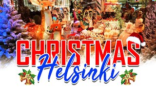 Christmas opening in Helsinki - Finland 2022 ෆින්ලන්තයේ හෙල්සින්කි අගනුවර නත්තල් අසිරිය!