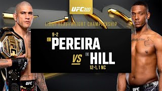 UFC 300: Alex Pereira vs Jamahal Hill Highlights