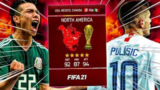 I COMBINED the USA, MEXICO, and CANADA for the WORLD CUP... FIFA 21 Career Mode