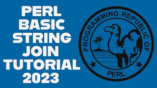 Perl Tutorial- Join Strings 2023
