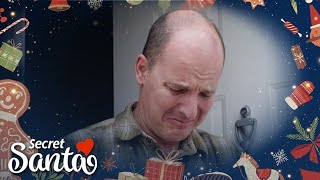'This is impossible!' Cheerful custodian breaks down crying opening gift from a Secret Santa