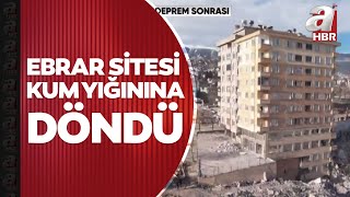 320 daireden oluşan Kahramanmaraş’taki site depremle un ufak oldu | A Haber