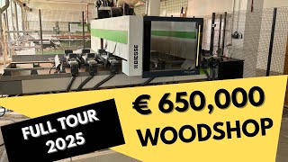 Inside My €650,000 Dream Woodshop (900m² Full Tour 2025)